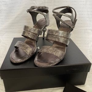 Chanel Metallic Heels